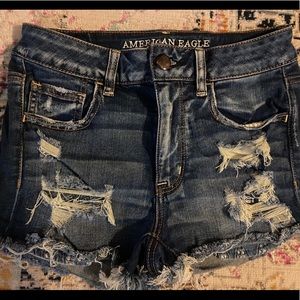 American eagle jean shorts